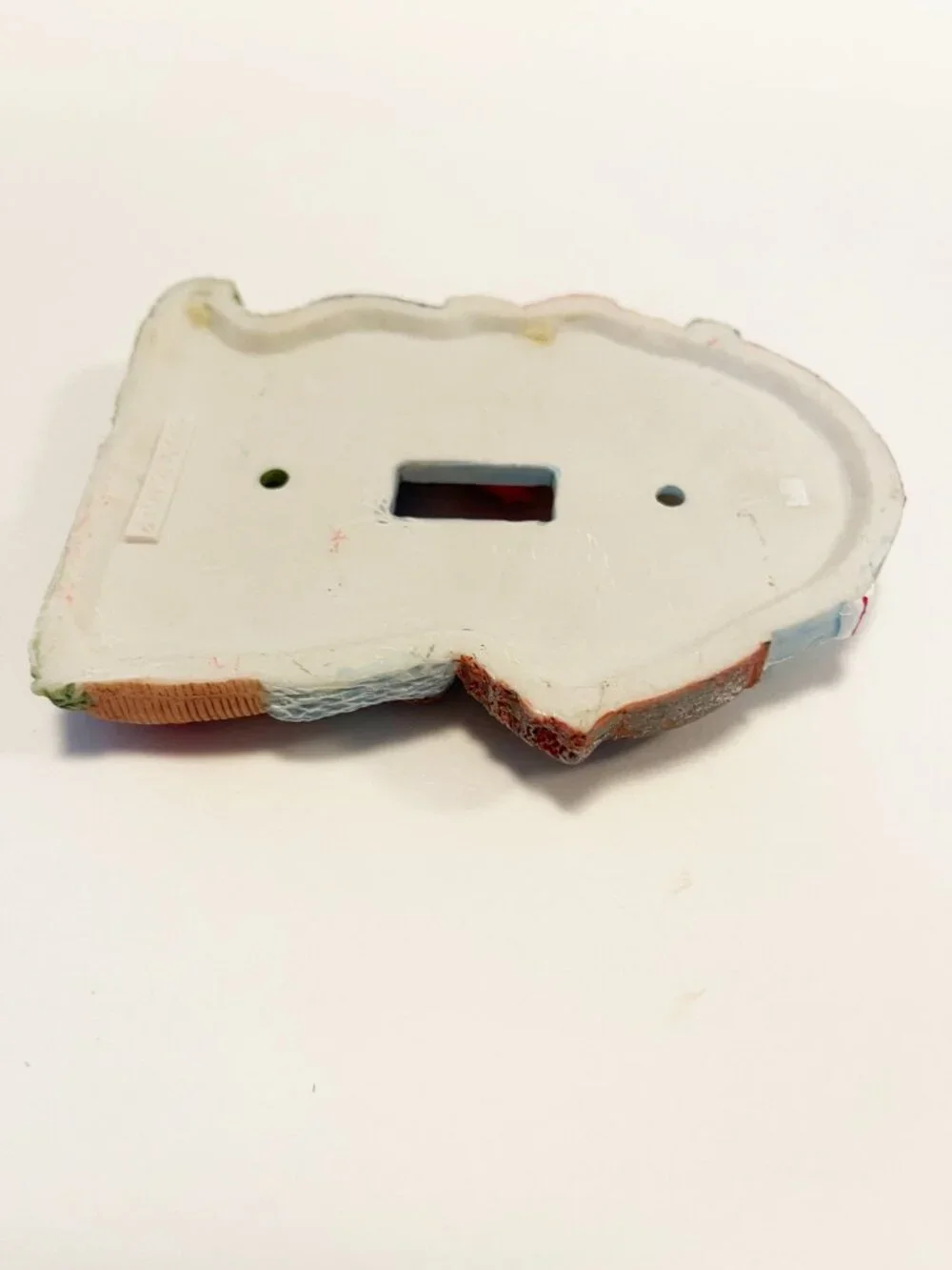 Vintage 1996 Ranger Fishing Santa Light Switch Plate Cover Fisherman Cabin Decor